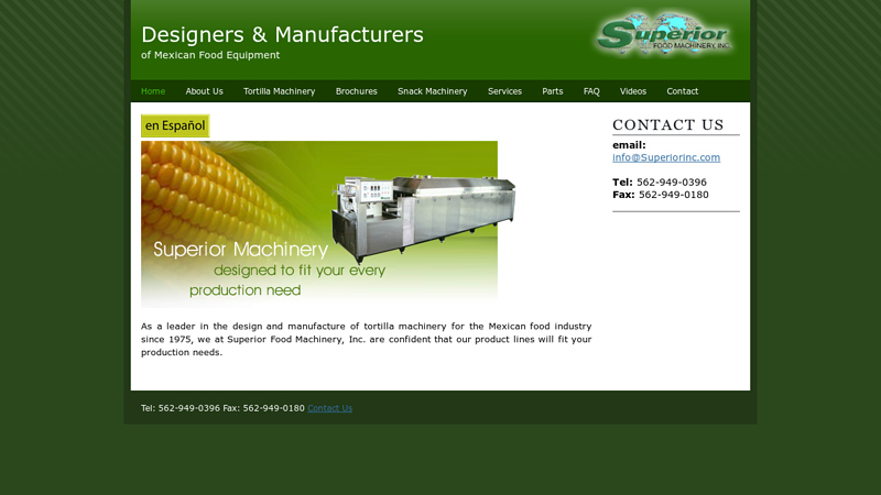 Superior Food Machinery, Inc.