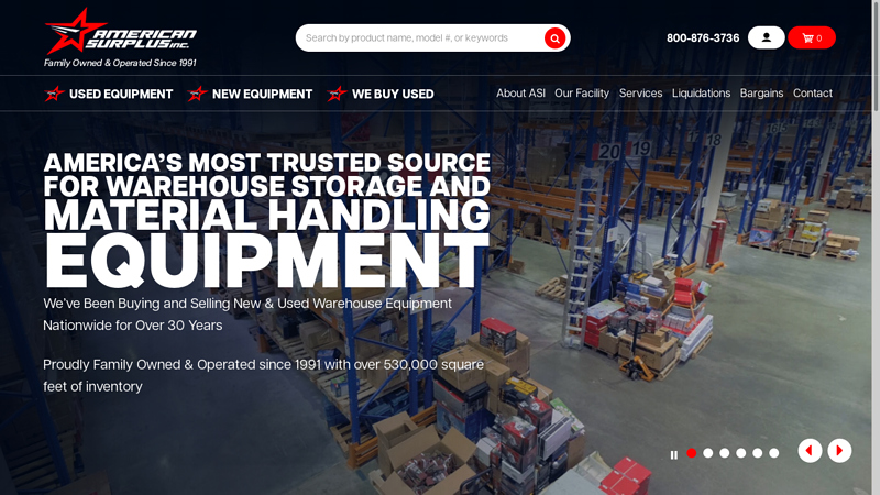 Supplier of New & Used Material Handling Equipment