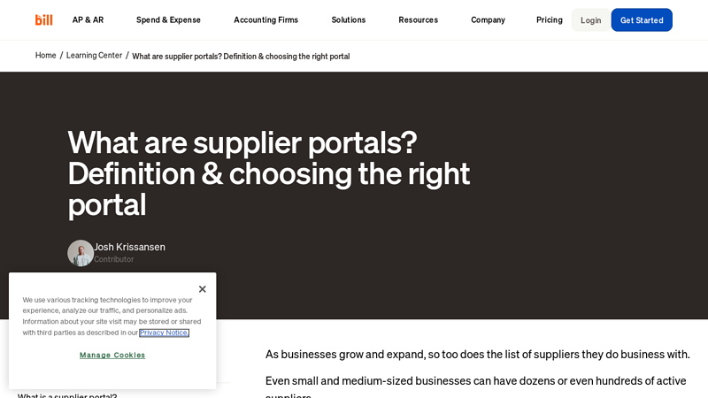 Supplier Portal (Vendor Portal): Definition & How It Works