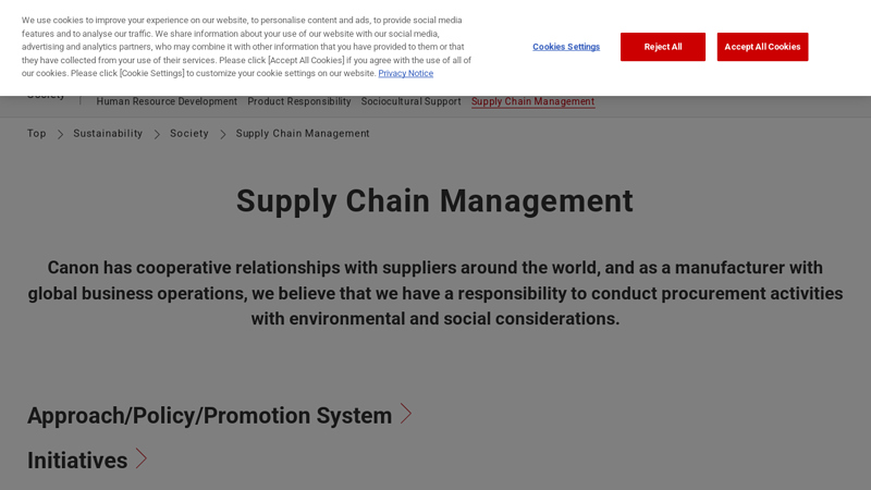 Supply Chain Management