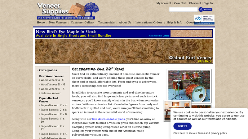 Supporting Woodworkers for 22 Years!