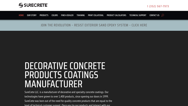 SureCrete Decorative Concrete Products