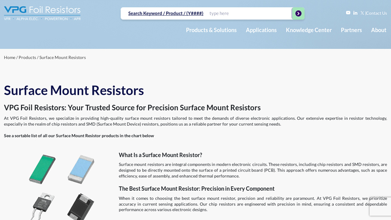 Surface Mount Resistors