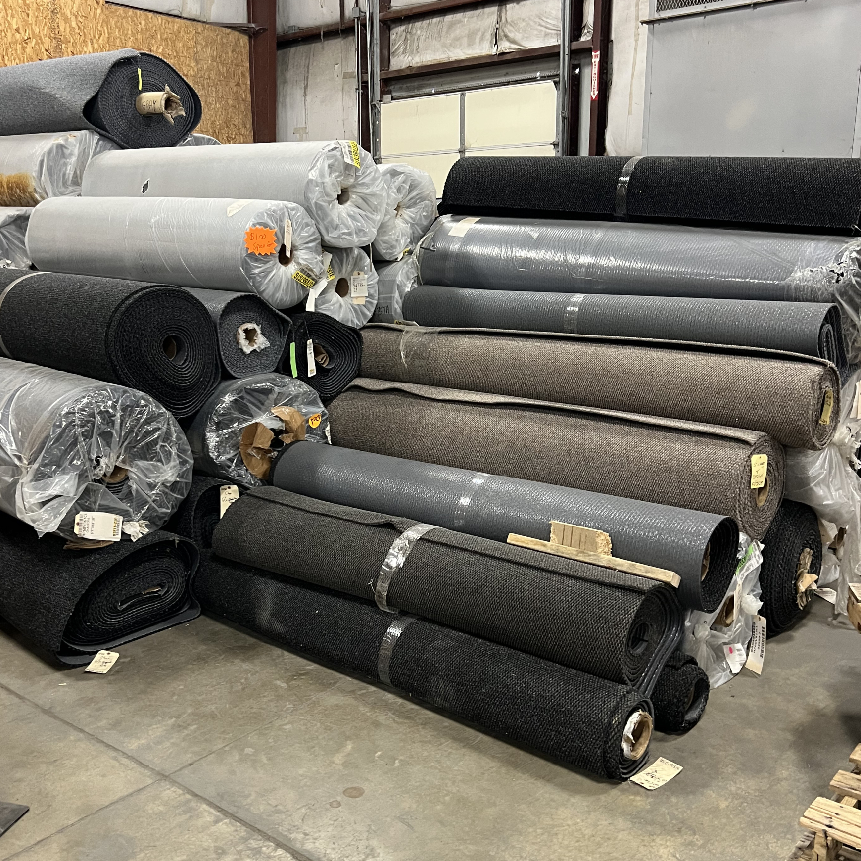 Surplus Carpet Roll Inventory