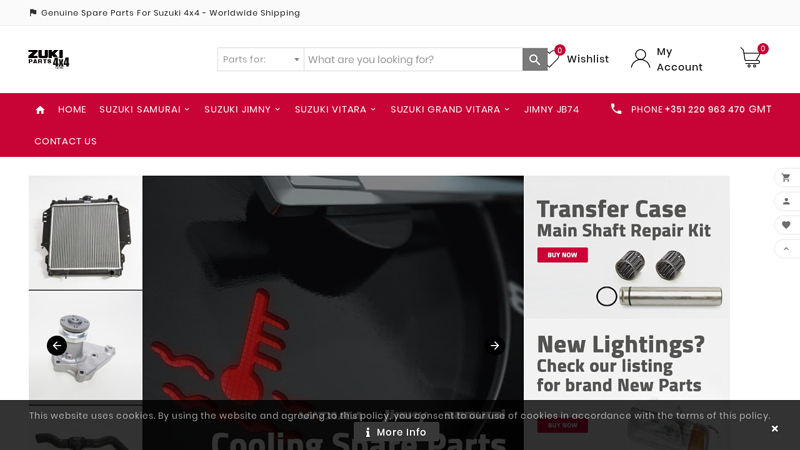 Suzuki Samurai , Jimny and Vitara Spare Parts Online