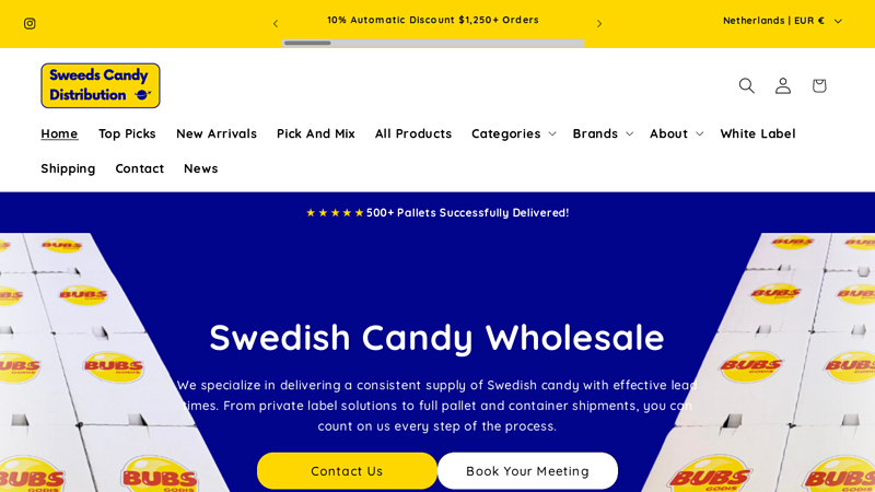 Swedish Candy Wholesale And Distribution