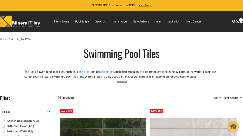 Swimming Pool Tiles