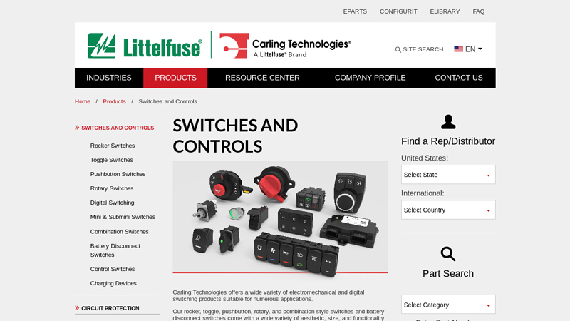 Switches and Controls