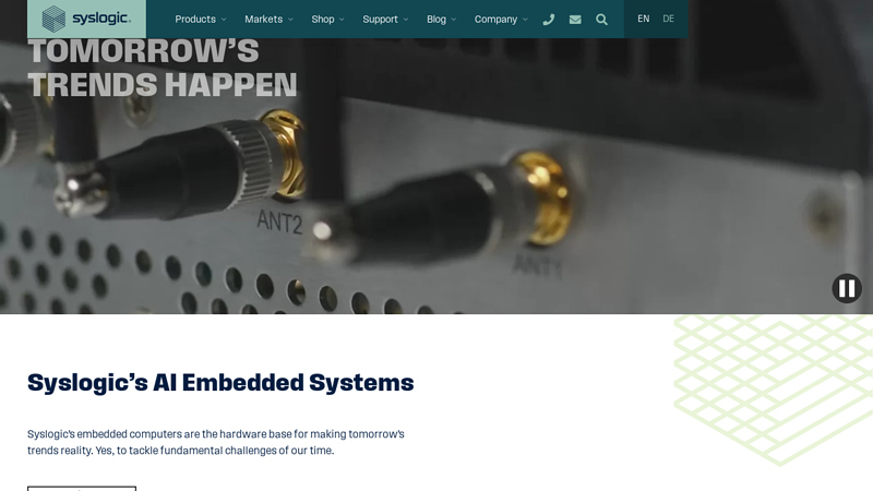 Syslogic's AI Embedded Systems