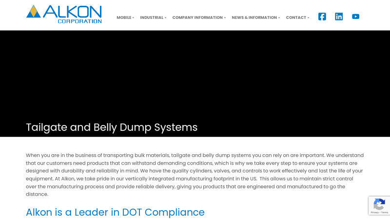 Tailgate and Belly Dump Systems