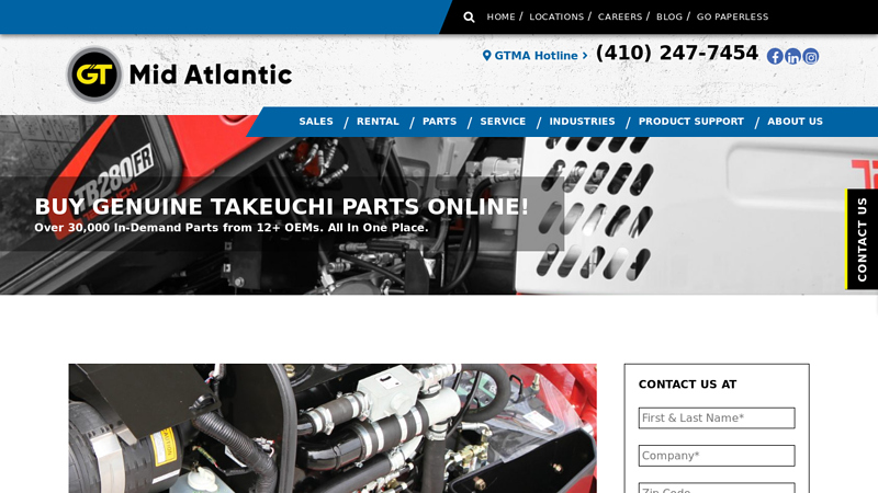 Takeuchi Parts Hub