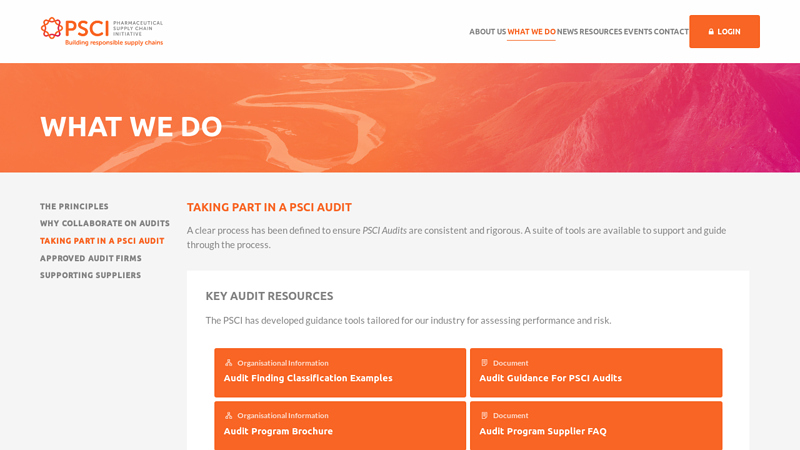 Taking part in a PSCI Audit