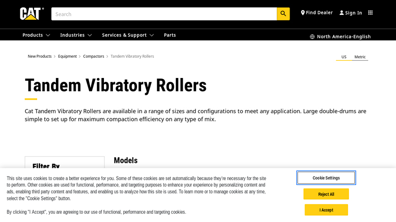 Tandem Vibratory Rollers