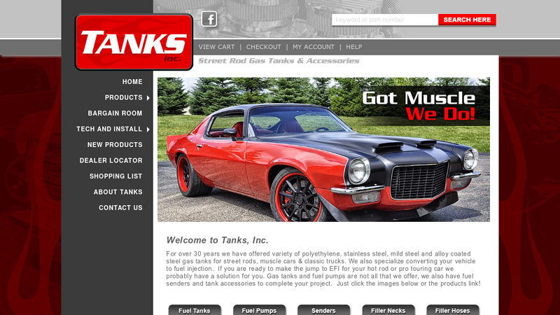 TANKS Inc. gas tanks for street rods, muscle cars, custom cars and ...