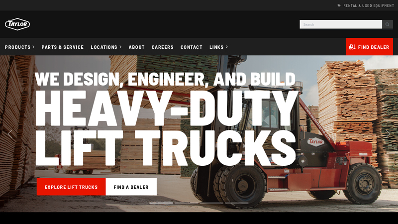 Taylor Forklifts: Heavy