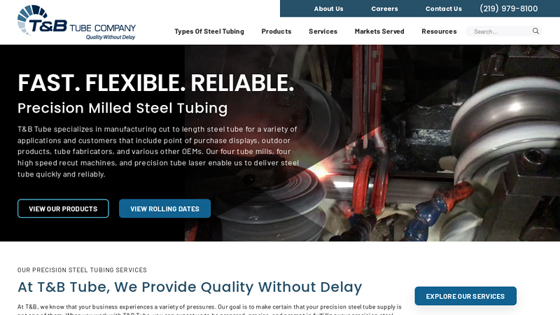 T&B Tube: Precision Steel Tubing Manufacturer
