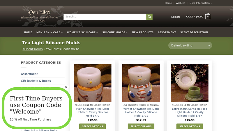 Tea Light Silicone Molds