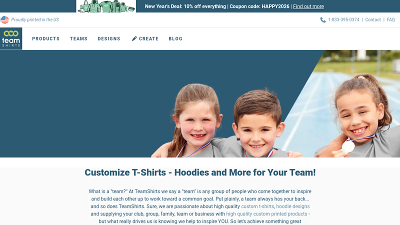 TeamShirts custom t-shirts