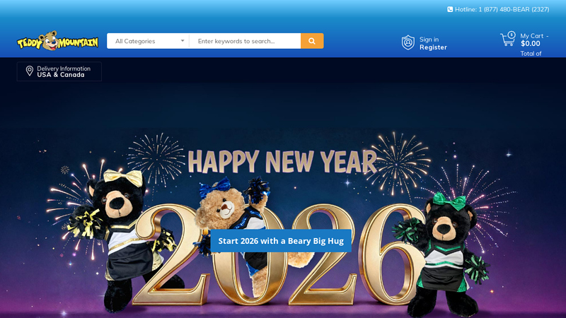 Teddy Mountain the Leading DIY wholesale teddy bear provider