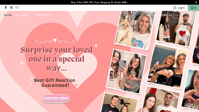 TeeSequin custom t-shirts