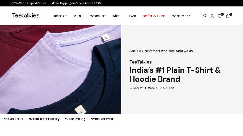 TeeTalkies: Premium Blank T-Shirts & Apparel