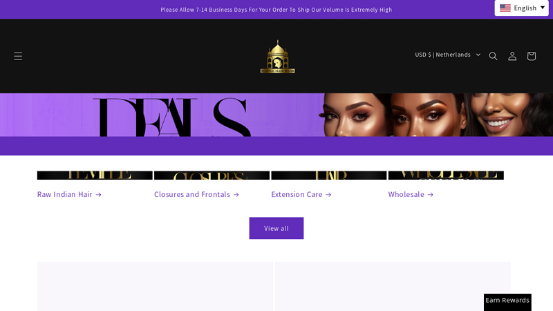 Temple Hair Wear: Raw Indian Hair Vendor