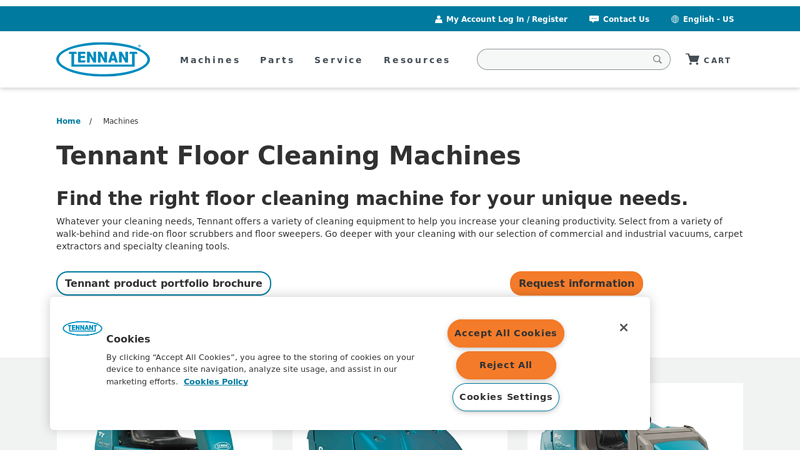 Tennant Floor Cleaning Machines