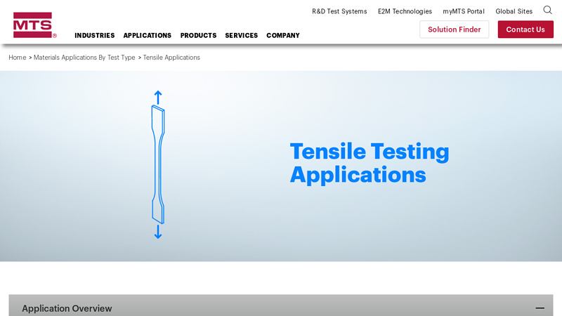 Tensile Testing Applications