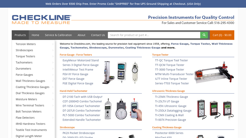 Tension, Torque, Force, Thickness, Speed, Hardness Gauges ...