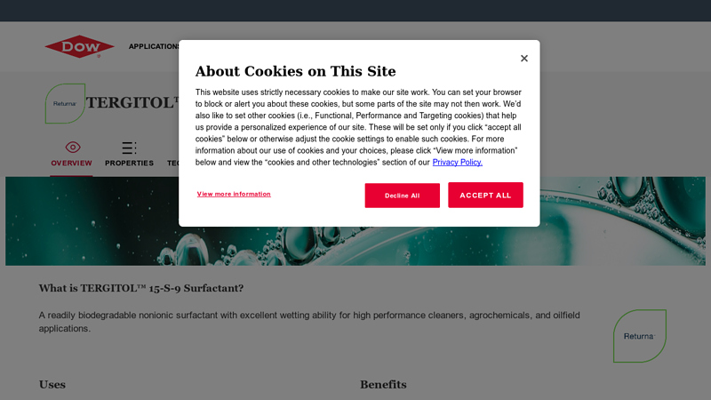 TERGITOL™ 15-S-9 Surfactant