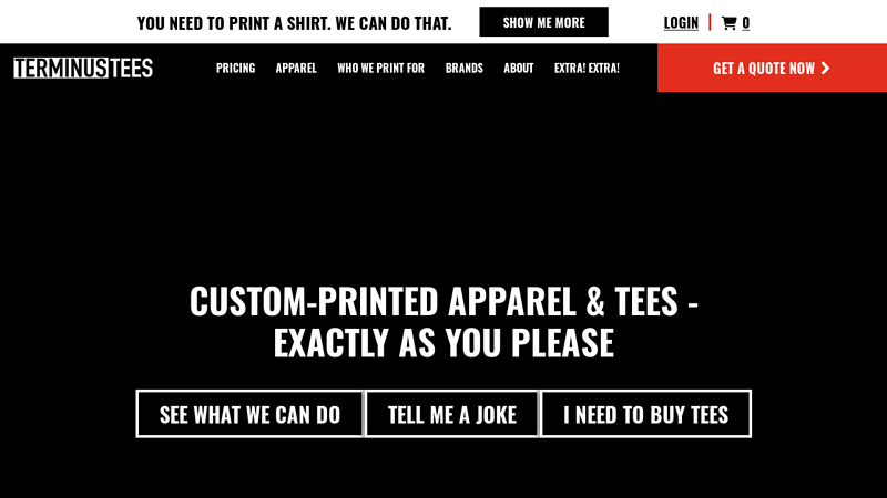 Terminus Tees custom t-shirts