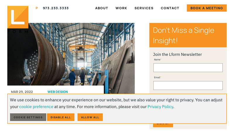 The 10 Best Examples of Manufacturing & Industrial Website Design ...