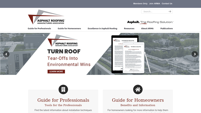 The Asphalt Roofing Manufacturers Association