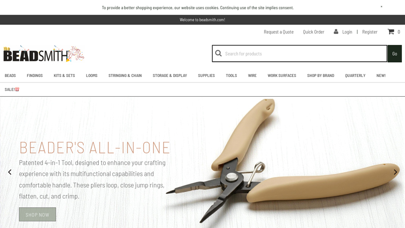 The Beadsmith.com is dedicated to providing tools, beads ...