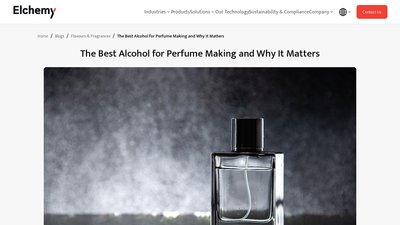 The Best Alcohol for Perfume Making and Why It Matters