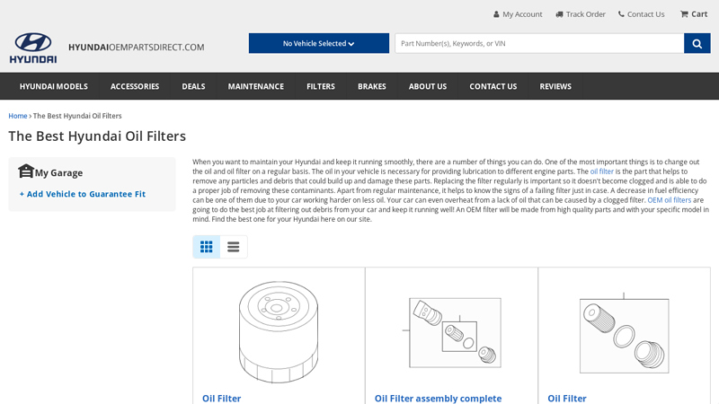 The Best Hyundai Oil Filters For Sale