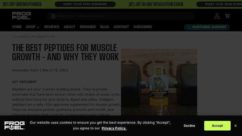 The Best Peptides for Muscle Growth & Why They Work