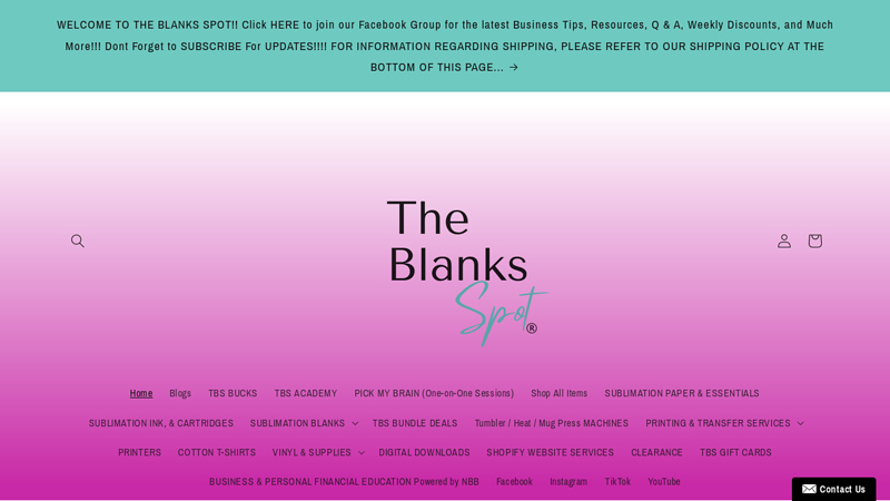 The Blanks Spot