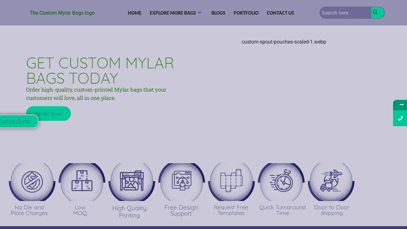 The Custom Mylar Bags