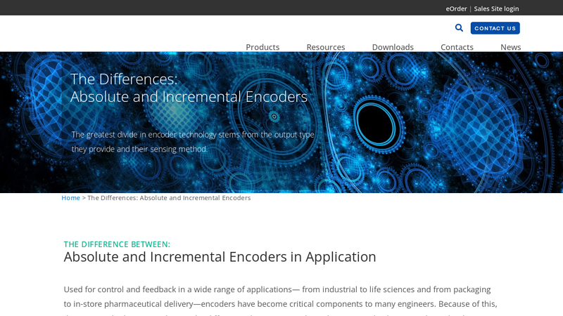 The Differences: Absolute and Incremental Encoders