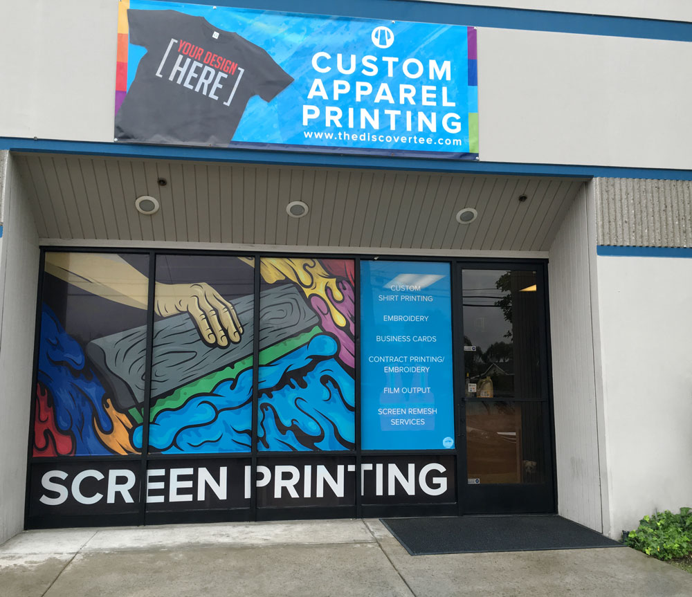 The Discovertee custom t-shirts