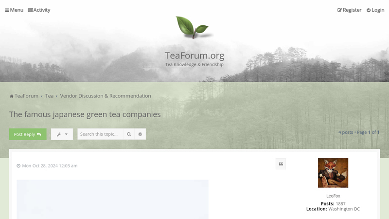 The famous japanese green tea companies • TeaForum.org