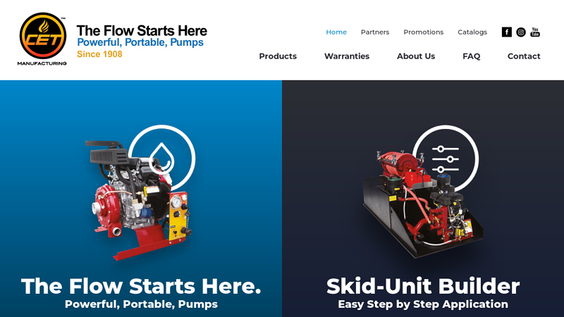 The Flow Starts Here. Powerful, Portable, Pumps