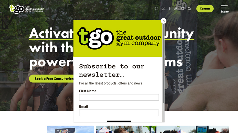 The Great Outdoor Gym Company: TGO