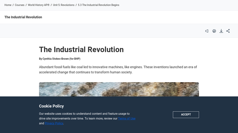The Industrial Revolution