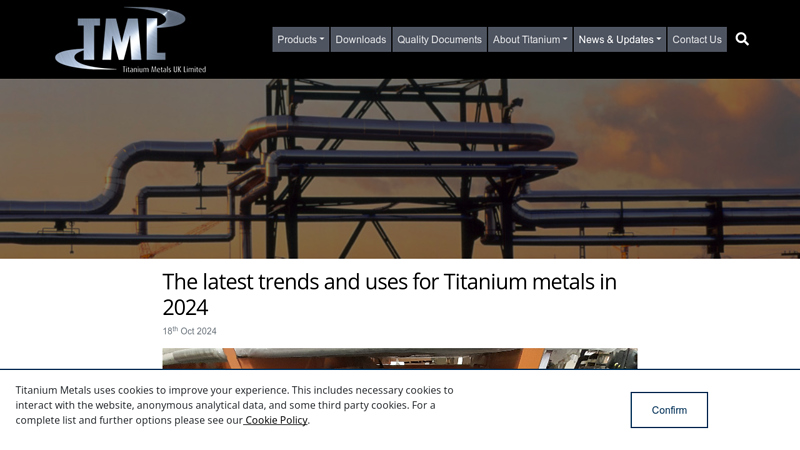 The latest trends and uses for Titanium metals in 2024