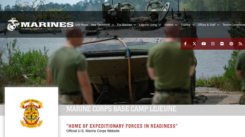 The Official Web site of Marine Corps Base Camp Lejeune