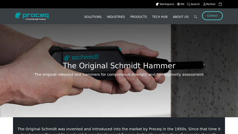 The Original Schmidt Rebound Hammer