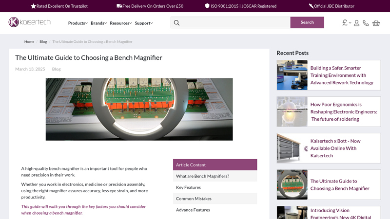 The Ultimate Guide to Choosing a Bench Magnifier