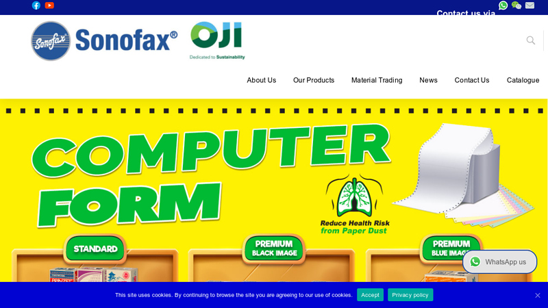 Thermal Paper Roll l Subsidiary of OJI Group Japan l Sonofax ...